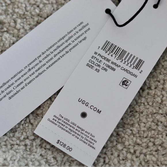 UGG Women's Soft Cream Open Cardigan - Picture 11 of 12